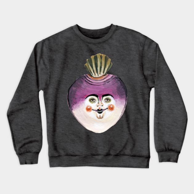 Turnip face Crewneck Sweatshirt by KayleighRadcliffe